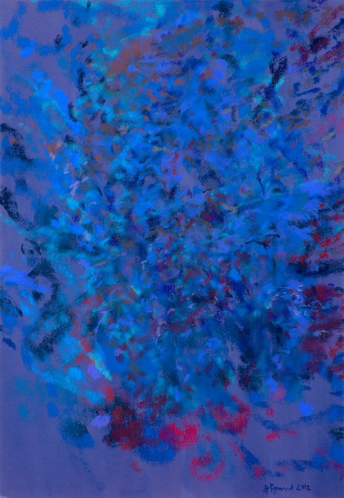 Sans titre, bleu